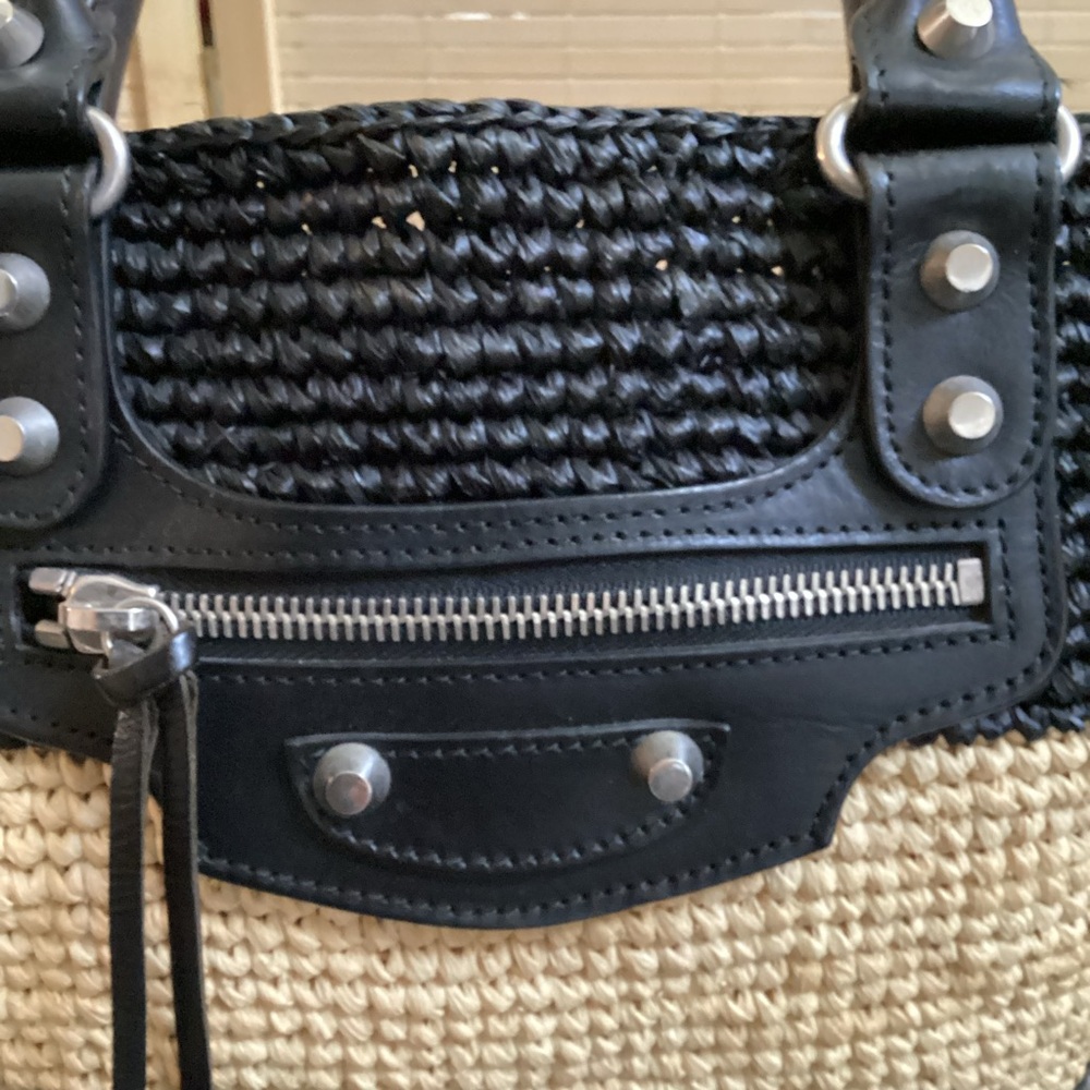 Balenciaga Raffia Panier Small Tote bag - Picture 3 of 13